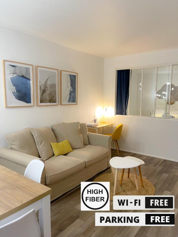 Apartment Hygge - Superbe Apt Renove Gare Avec Parking Privatif Rouen